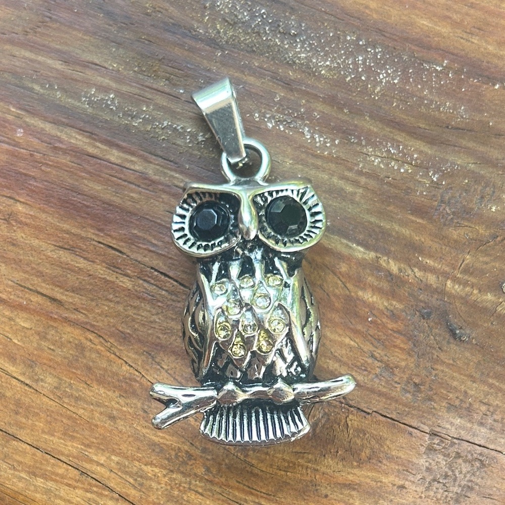 Silver Owl Pendant